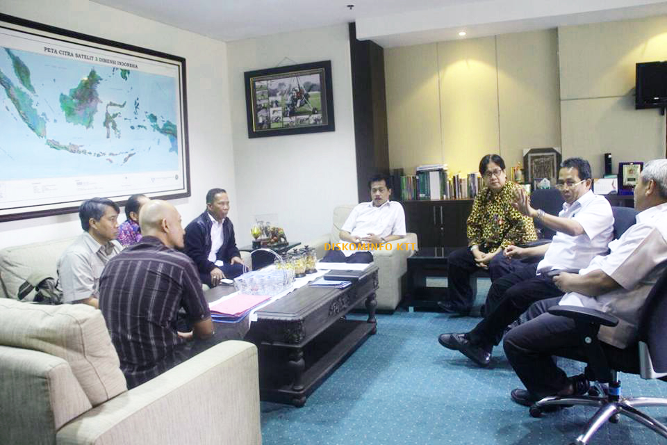 Bupati Tana Tidung bertemu langsung dengan Dirjen Planologia dan Tata Lingkungan